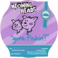 Meowing Heads Gone fishing 85 g (bílá ryba & kuřecí)